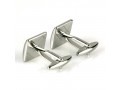 square cuff links